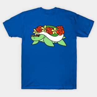 Flower Crown Turtle T-Shirt